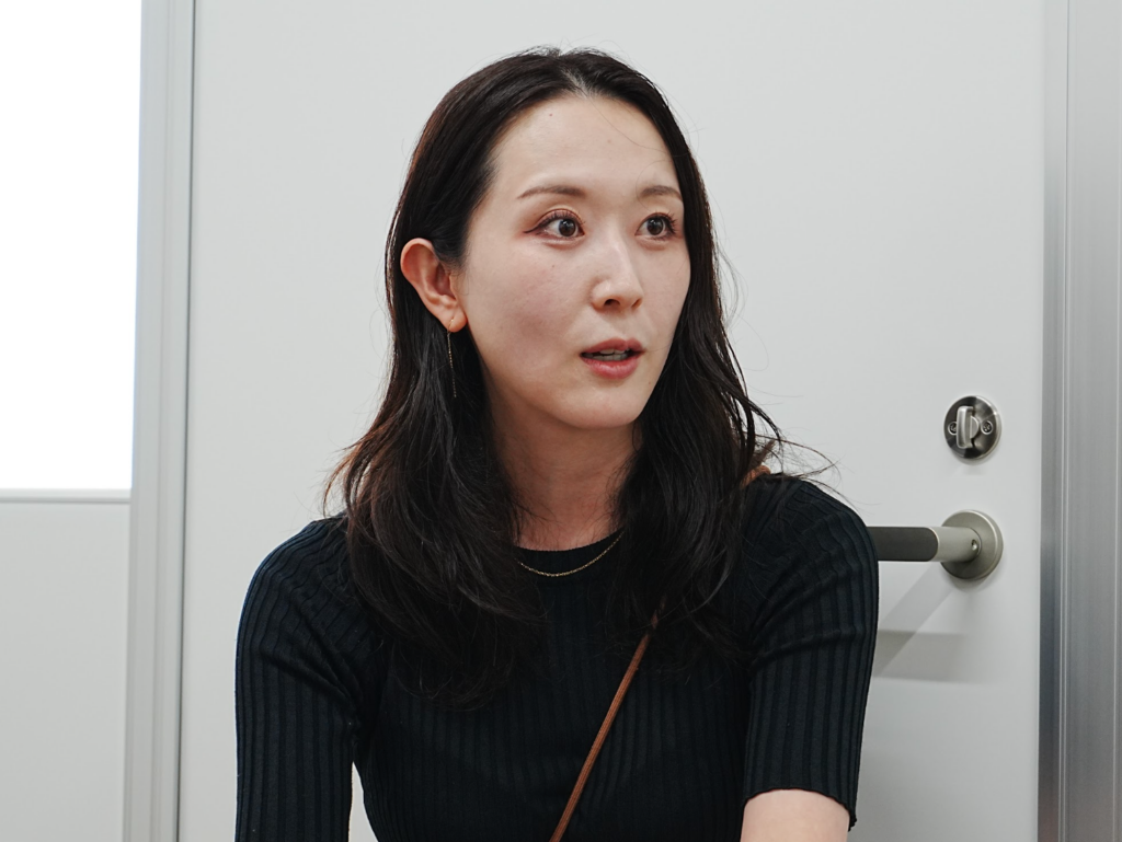 商品開発について語る松井商店取締役松井夕佳氏