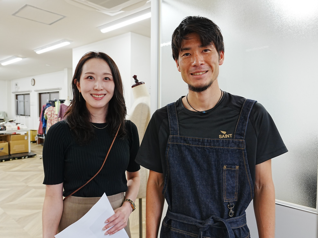 株式会社松井商店・取締役のお二人は従兄弟同士だ。(左)松井夕佳氏(右)松井俊介氏
